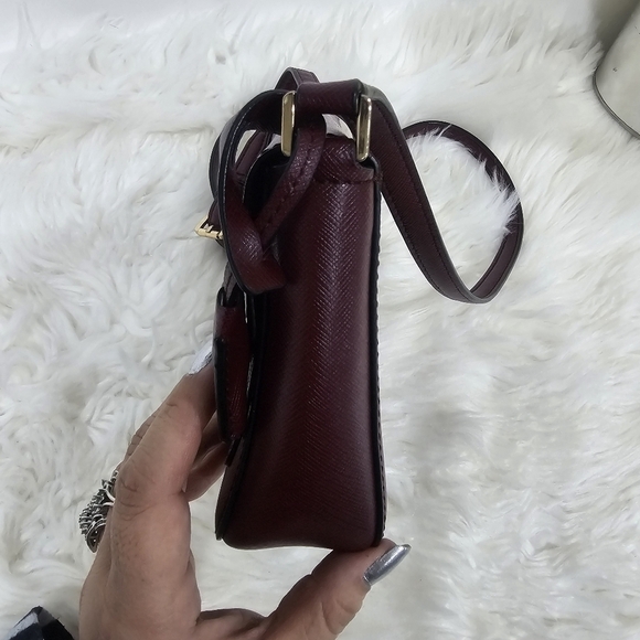 Michael Kors Burgundy and black crossbody - Picture 13 of 15